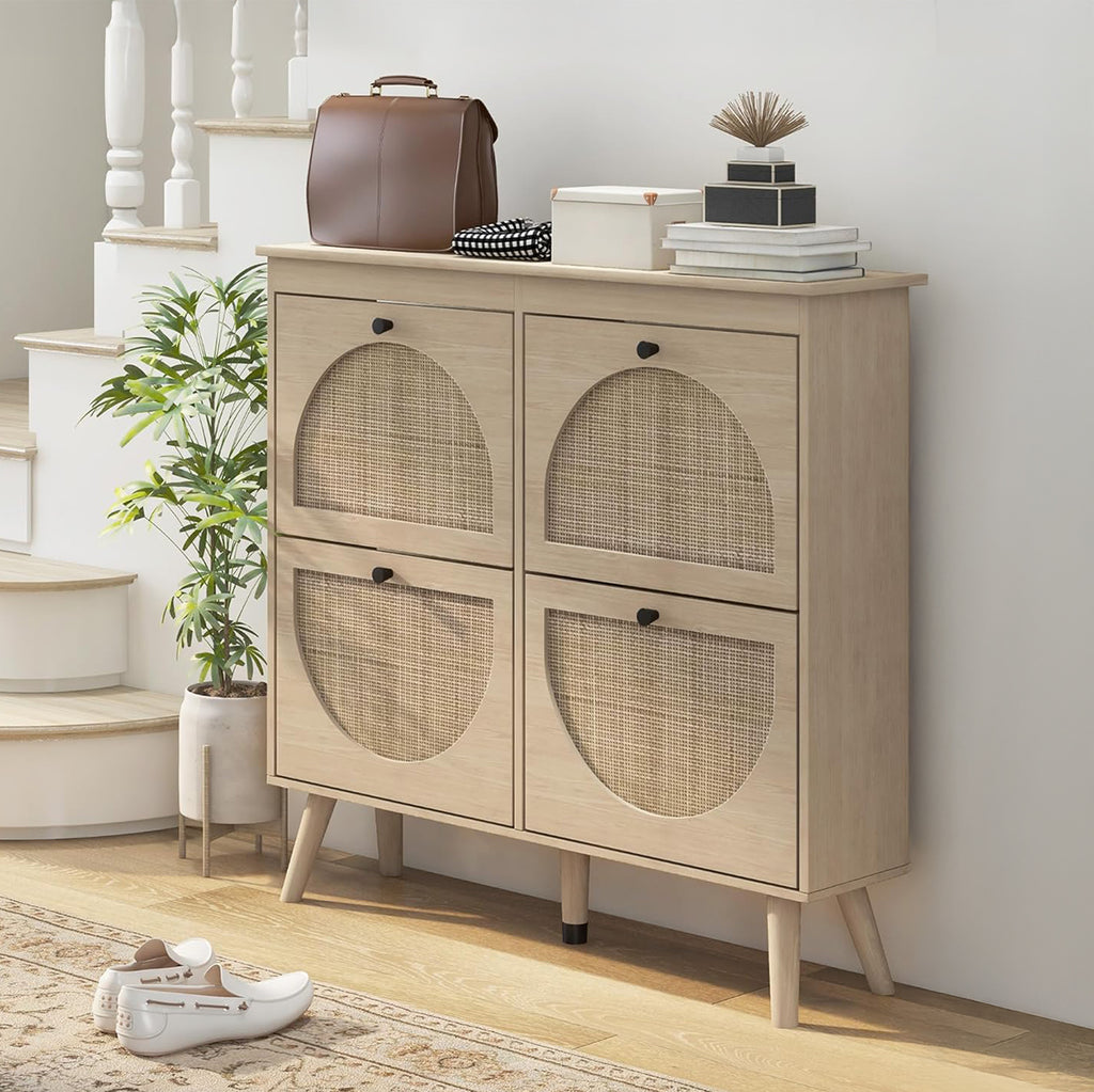 Meuble à chaussures (4 compartiments, 20 paires)